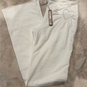 SKIMS Cotton Jersey Heart Leggings